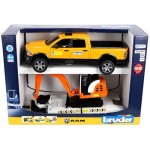 RAM 2500 Power Wagon with  Trailer & Mini Excavator - Bruder 02546